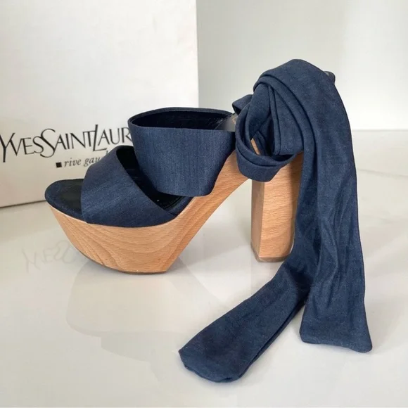 AUTHENTIC YSL PLATFORMS - Picture 7 of 12